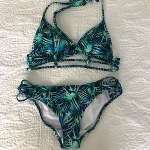 PINK two piece XS top S bottom